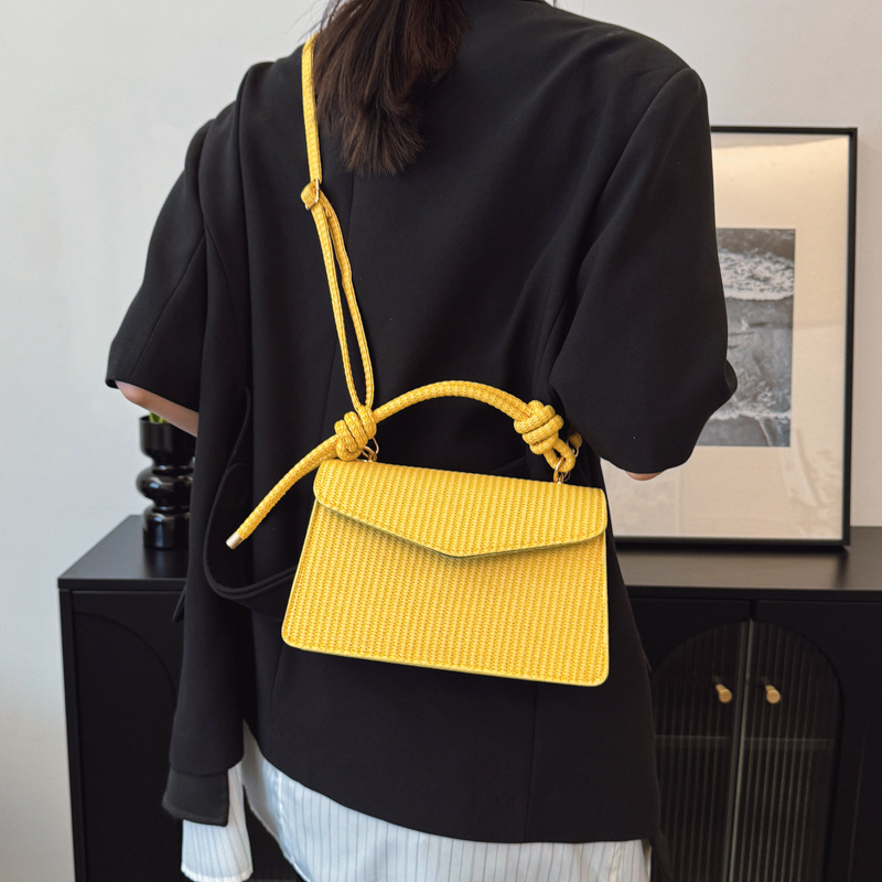 Women's casual commuting bag 2025 Spring/Summer new crossbody bag, fashionable and simple single-shoulder women's bag, elegant handbag Specification drawing