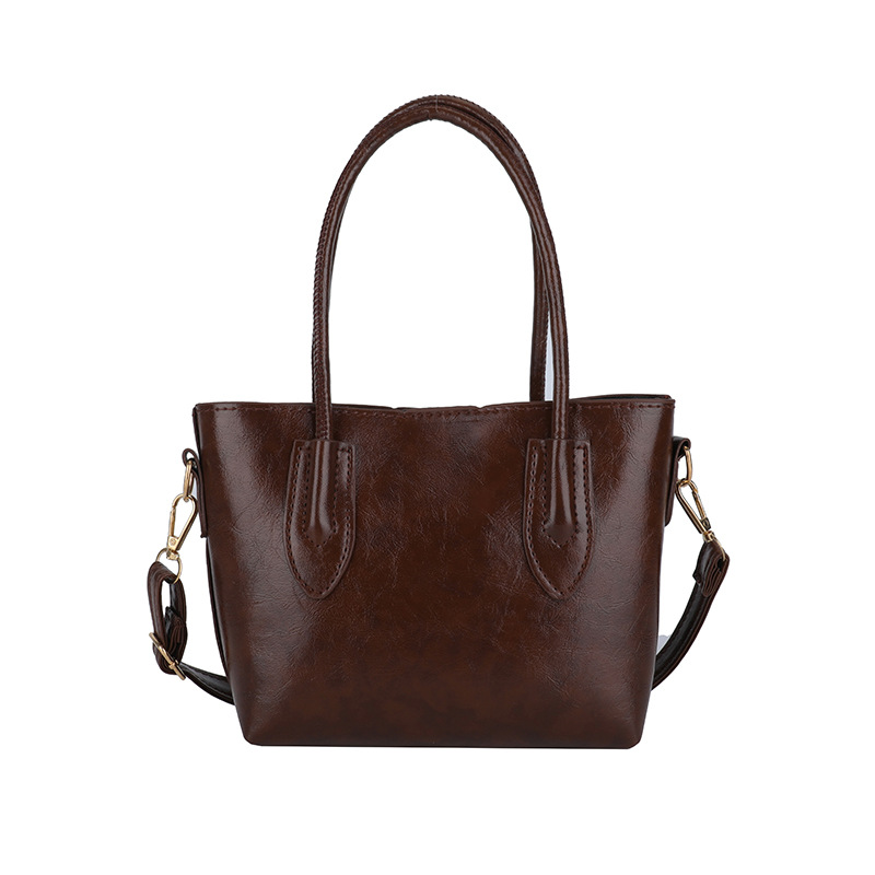 Retro and fashionable large-capacity underarm bag 2025, a niche design, new spring tote bag, commuter single-shoulder bag Item Picture