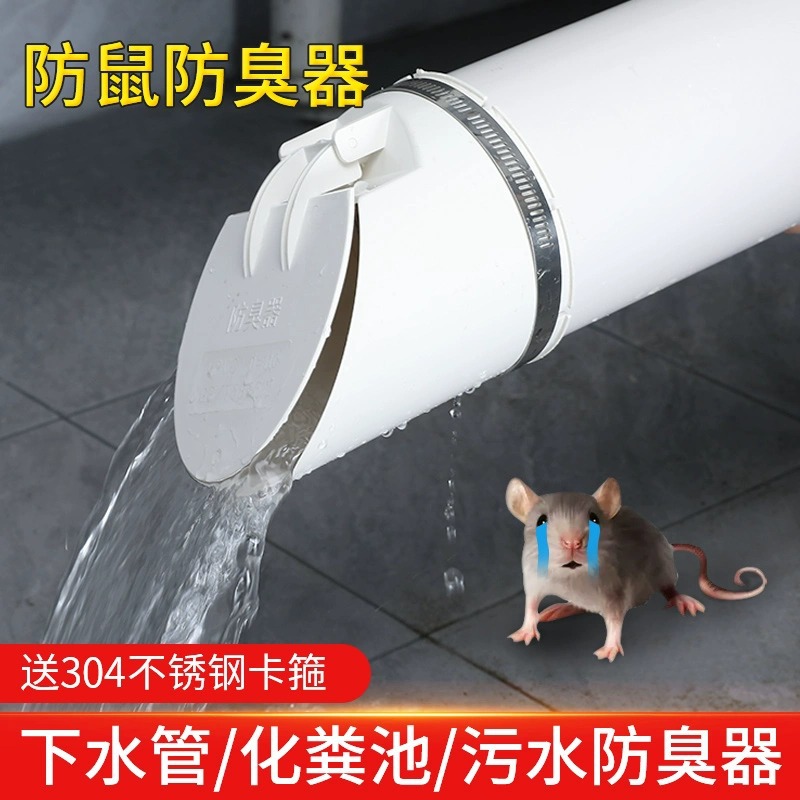 One-piece consignment general type 110-pipe anti-odor floor drain, horizontal pipe anti-backflow drainage pipe plug, 160 anti-odor core full figure