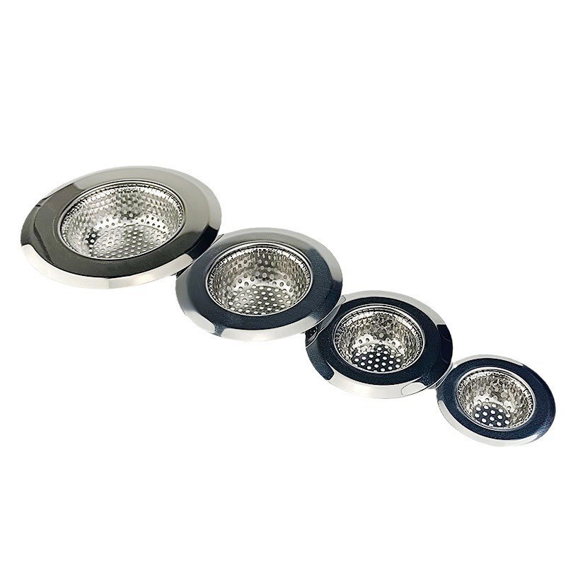 Manufacturer's in-stock stainless steel 430 floor drain, sewer filter, kitchen sink filter screen, bathroom edge floor drain full figure