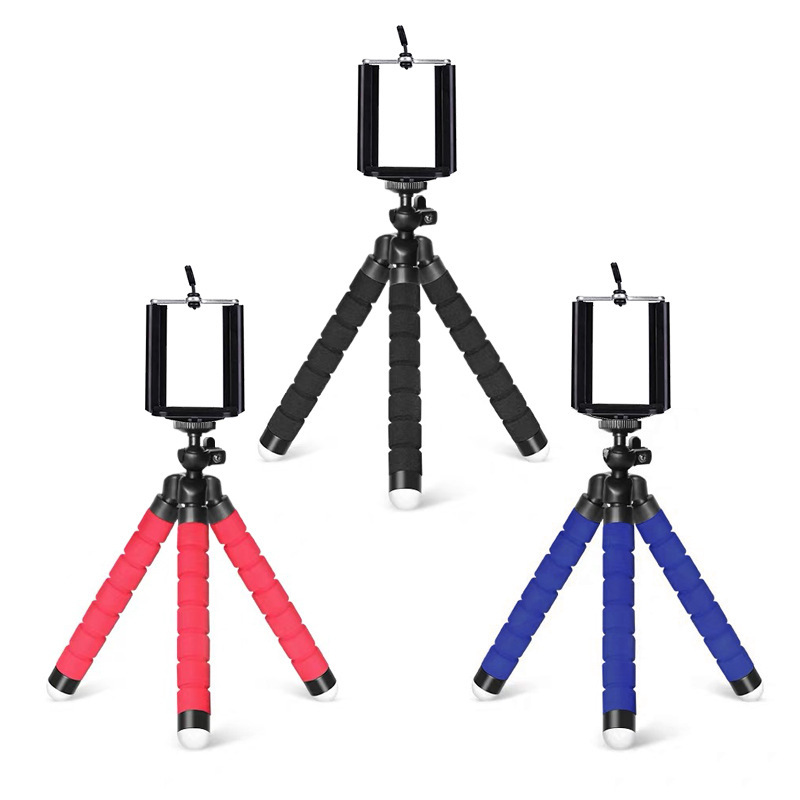 Octopus Mobile Phone Stand, a multi-functional selfie tool, a mobile live streaming photo stand, and a mini smart tripod Item Picture
