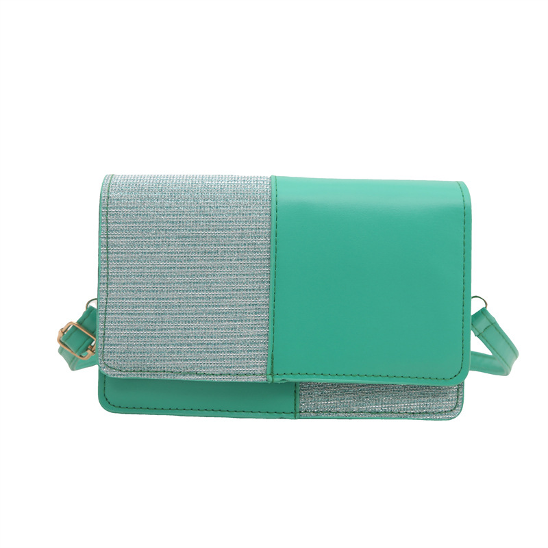 The new spring and summer style of the simple design and bright bread bag is simple and fashionable. It is a small square bag for women to carry diagonally on one shoulder Item Picture