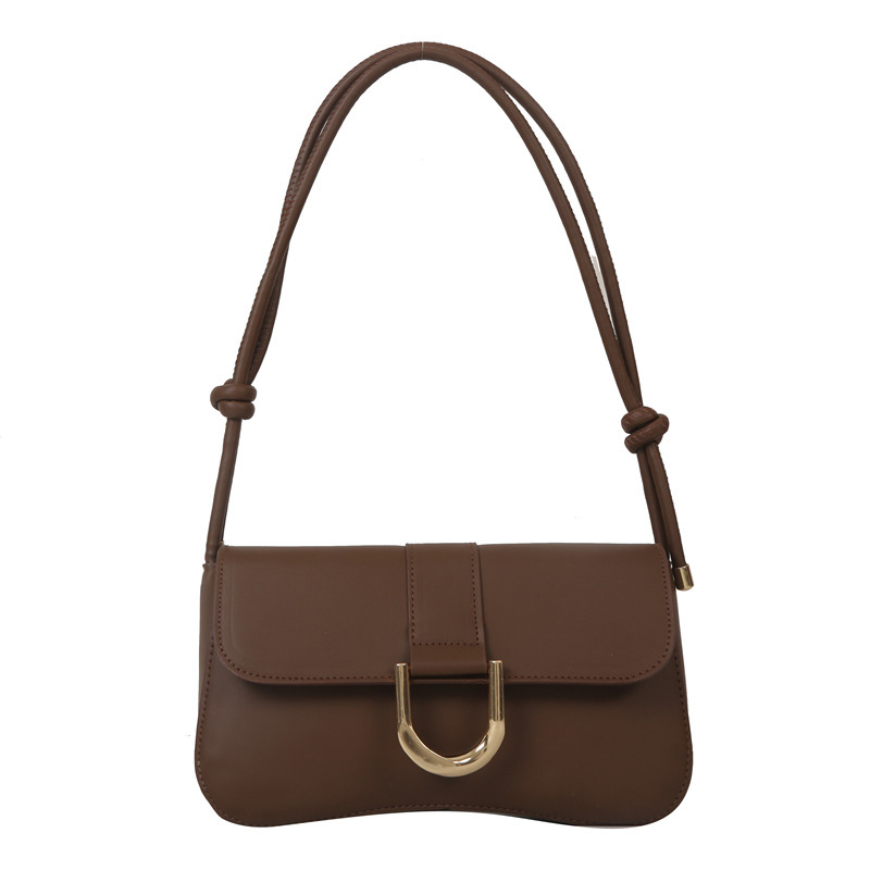 Trendy, stylish and unique French underarm bag 2023 new style, simple and fashionable single-shoulder crossbody women's bag, elegant small square bag Item Picture