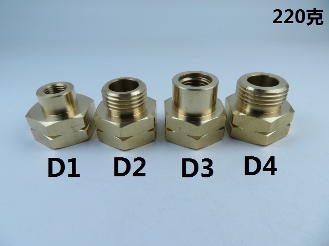 8-piece set of European-style gas cylinder connection adapter transition pipe suitable for Europe (European standard cylinder + filling set) Specification drawing