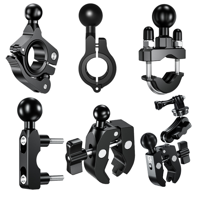 Mobile phone stand accessories, motorcycle rearview mirror stand, fixed base, action camera 25mm stand, ball head accessories Item Picture
