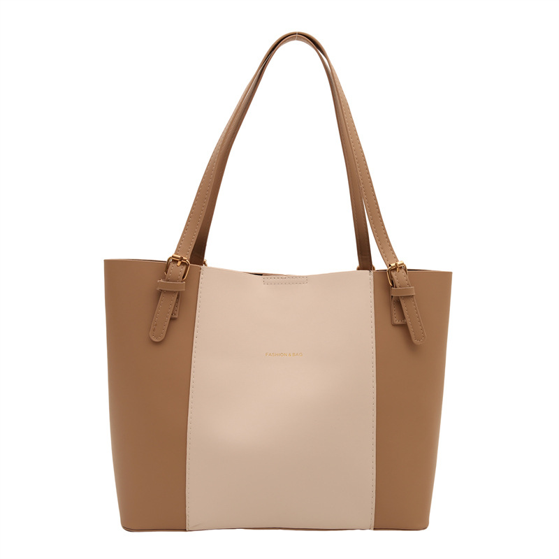 Tote bag, a retro, simple and fashionable commuter bag for women, 2024 new style, stylish, large-capacity single-shoulder bag, high-quality handbag Item Picture