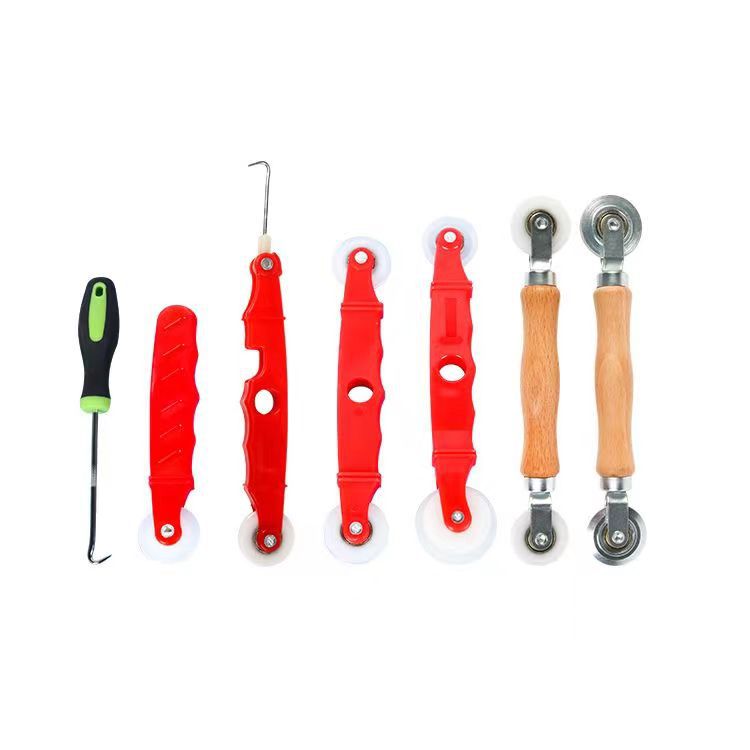 Window screen rubber strip pressure wheel, window and door screen pressure tool, pressure strip hook, lifting device, screen mesh pressure wheel, window screen replacement tool Item Picture