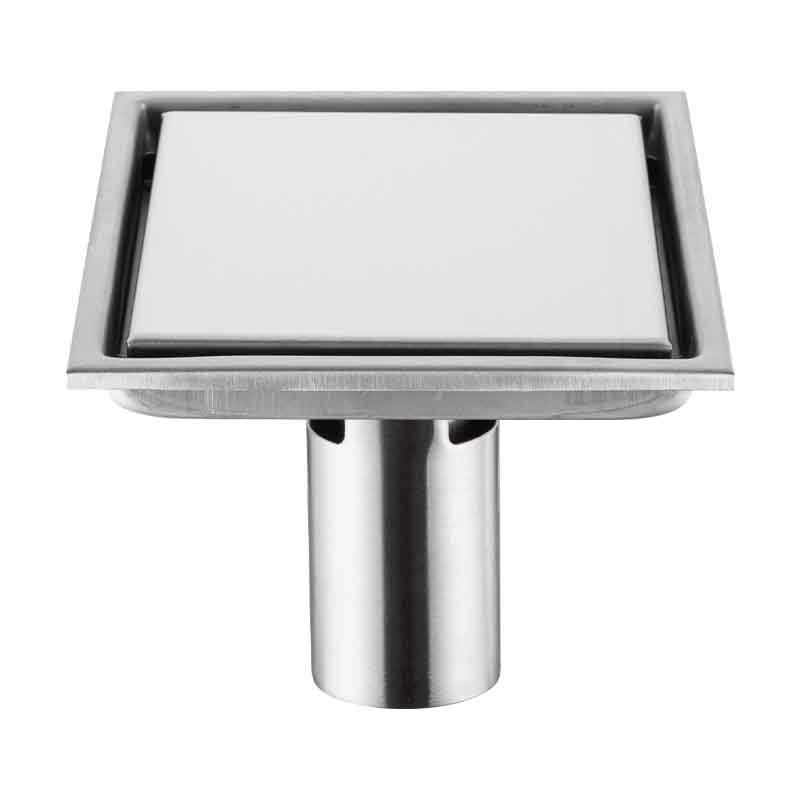 Cross-border anti-odor invisible floor drain, 304 stainless steel, black floor drain, bathroom, golden hidden floor drain Application Scenario