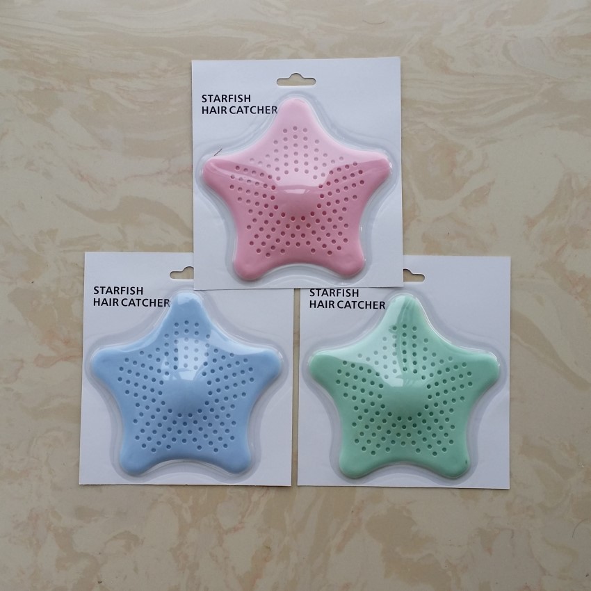 Creative five-pointed star kitchen sink anti-clogging bathroom filter screen Starfish silicone floor drain made of TPR material Application Scenario