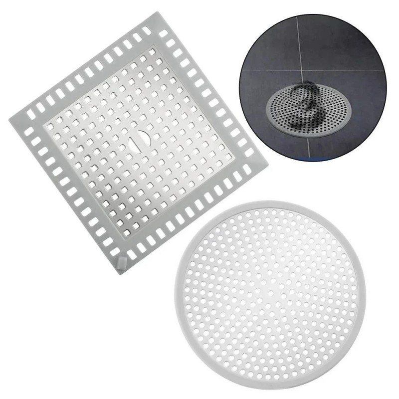 304 stainless steel floor drain cover, anti-clogging filter screen for bathroom, hair collector, sink filter screen details Picture