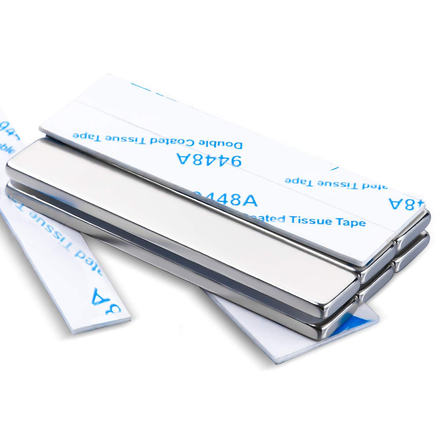 60x10x3mm rectangular magnetic magnet, magnetic stripe, strong iron boron rare earth magnetic sheet, square magnetic patch Specification drawing