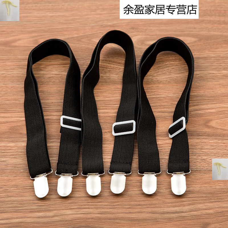 ✅ Tensioning bedspread adjustable Angle sleeve fixing clip bed sheet fixator anti-slip bandage living room elastic band sofa cushion bed details Picture