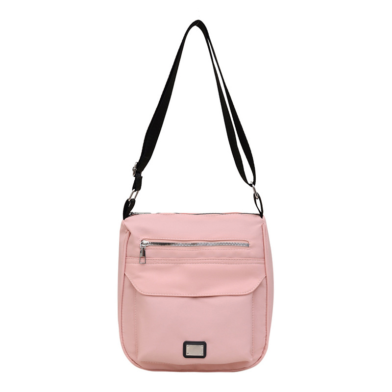 Nylon fabric large-capacity women's casual crossbody bag 2025 new style simple and multi-functional single-shoulder bag cross-border women's bag Item Picture