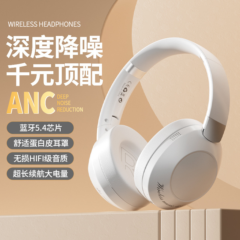 The new cross-border V770ANC active noise-cancelling Bluetooth headphones are a foldable headset for gaming mobile phones Specification drawing