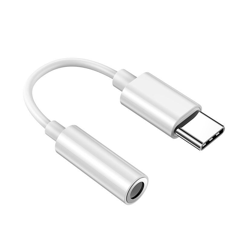 Compatible with Apple 3.5mm to Type-C digital audio adapter for mobile phones, microphones, headphones and sound cards Item Picture
