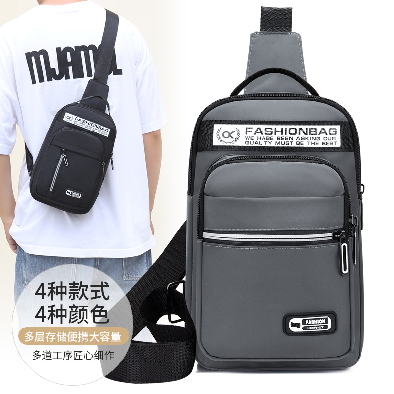 A new trendy and fashionable crossbody bag for business men with a large capacity, a casual Korean-style single-shoulder bag for women with a high-end feel Application Scenario