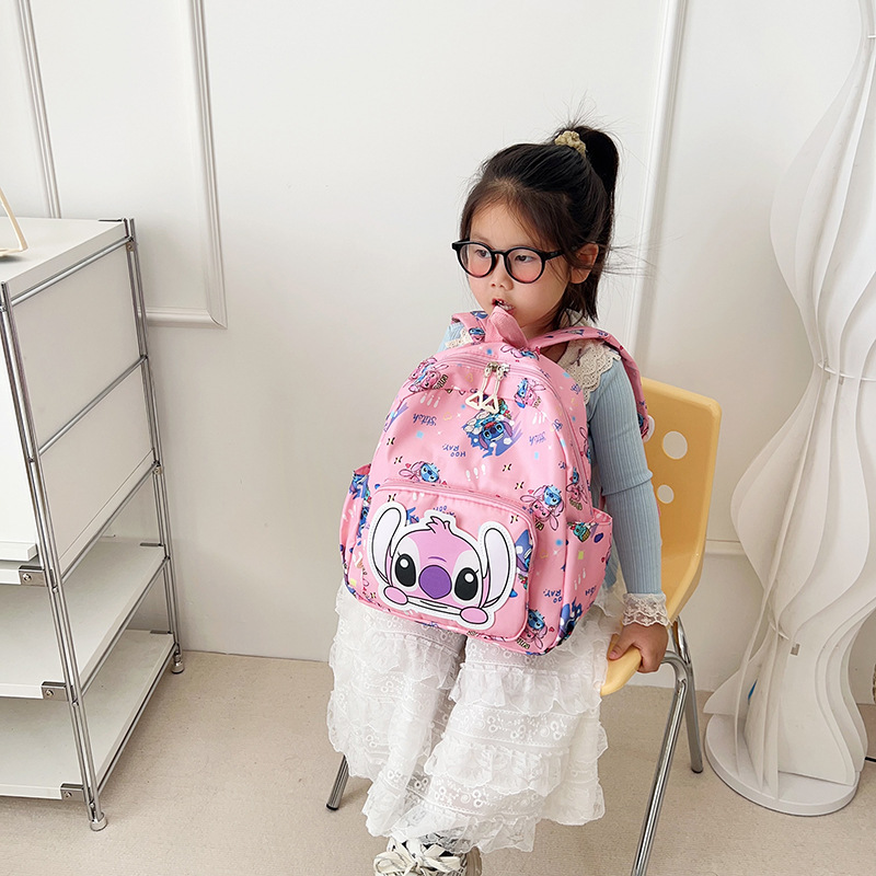 New Spring/Summer 2025 children's bags for boys and girls, stylish and trendy Korean-style casual backpacks, children's snack bags Specification drawing