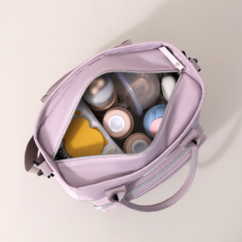 Runhui large-capacity Mommy Bag, baby products, insulated bag, high-end feel, one-piece consignment for mom's travel baby bag Specification drawing