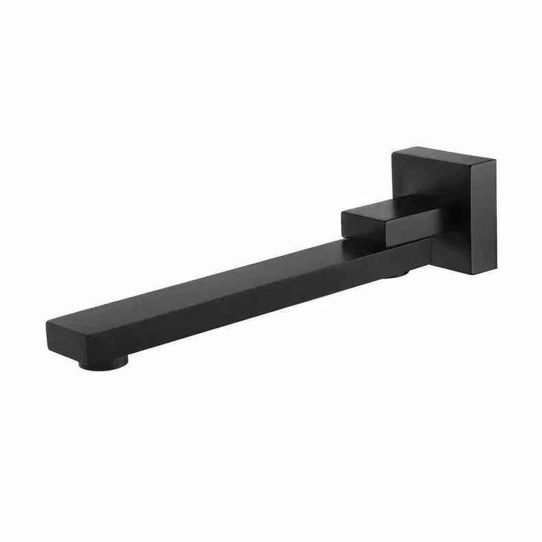 Factory price supply of stainless steel concealed wall-mounted outlet pipes, rotating black and silver embedded outlet pipes wholesale Item Picture