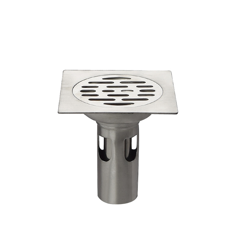Stainless steel floor drain, anti-odor floor drain core, washing machine bathroom project, self-sealing deep water seal floor drain, bathroom Application Scenario