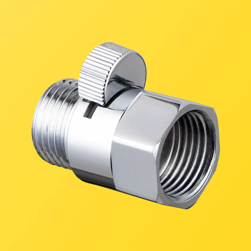 All-copper switch valve, straight-through valve for toilet spray gun, 4-inch pipe, showerhead stop valve, control joint, and Angle valve for bidet full figure