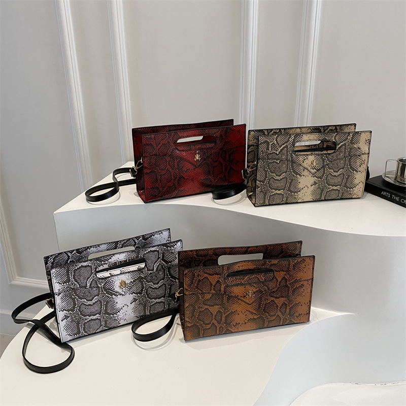 The 2025 new fashionable and trendy design, niche printed large-capacity tote bag, elegant hand-held shoulder crossbody bag for women Application Scenario