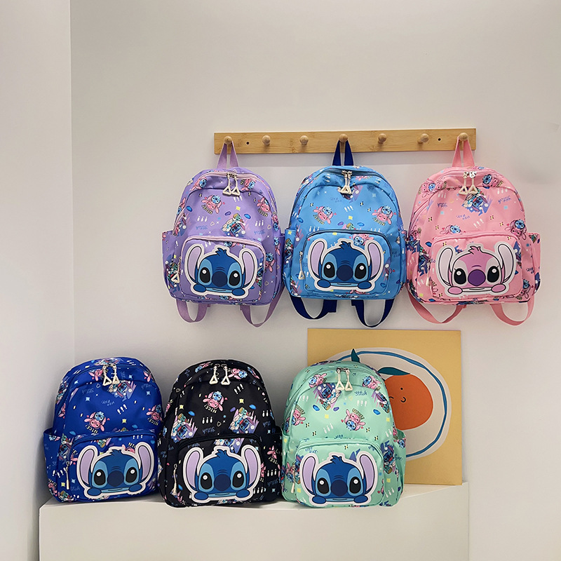 New Spring/Summer 2025 children's bags for boys and girls, stylish and trendy Korean-style casual backpacks, children's snack bags full figure