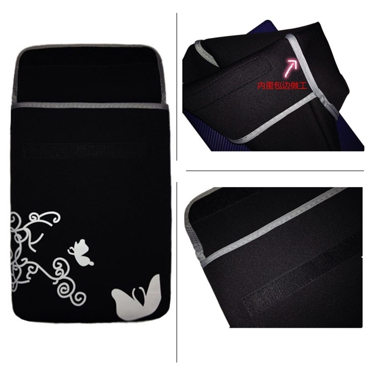 In-stock protective case with printed color Velcro for 10-inch, 12-inch, 13-inch, 14-inch and 15-inch laptop inner liner bags Item Picture
