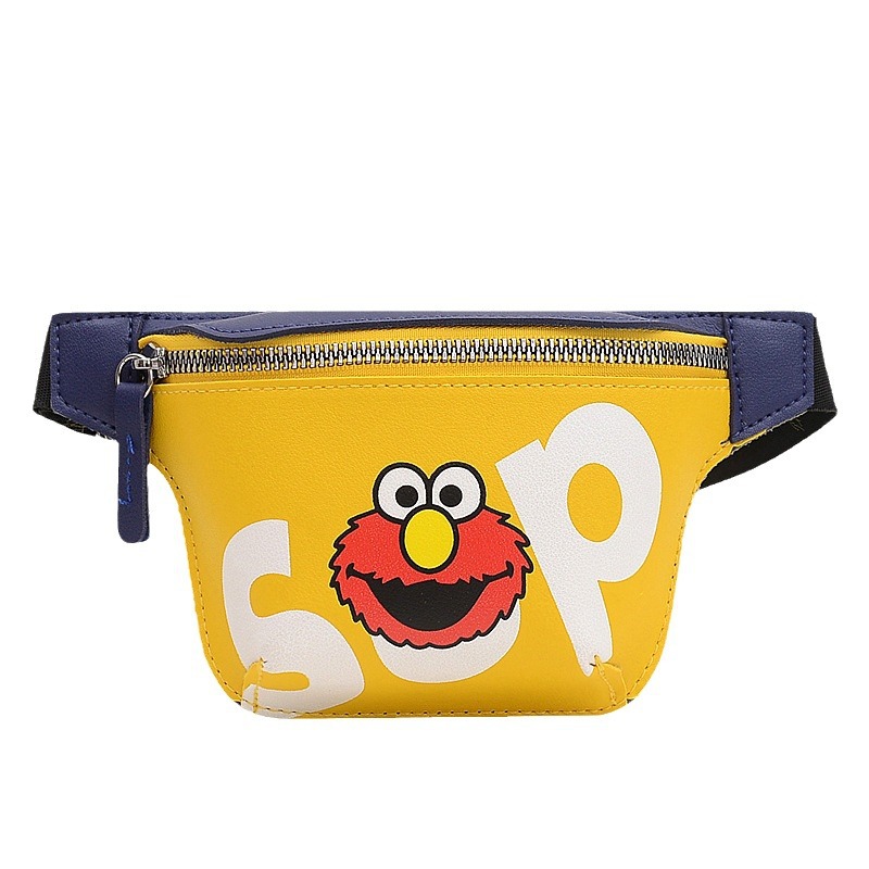 2020 New Korean-style cute cartoon children's waist bag, baby fashion chest bag, crossbody bag, trendy boys' and girls' bag Item Picture