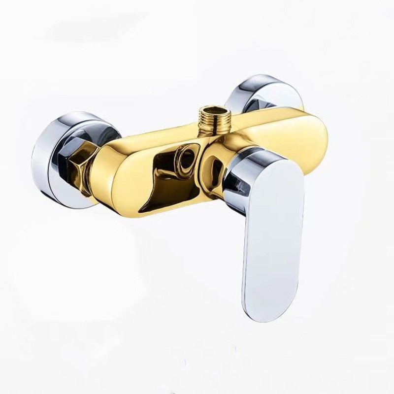 All-copper mixed water valve, bathroom hot and cold water faucet, shower water heater mixed showerhead set, concealed switch valve Item Picture