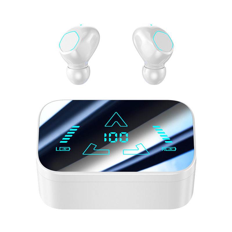 The new cross-border M48 Bluetooth headphones feature ultra-long battery life, large battery capacity, in-ear digital display screen and rechargeable headphones with a 5.3 function Item Picture