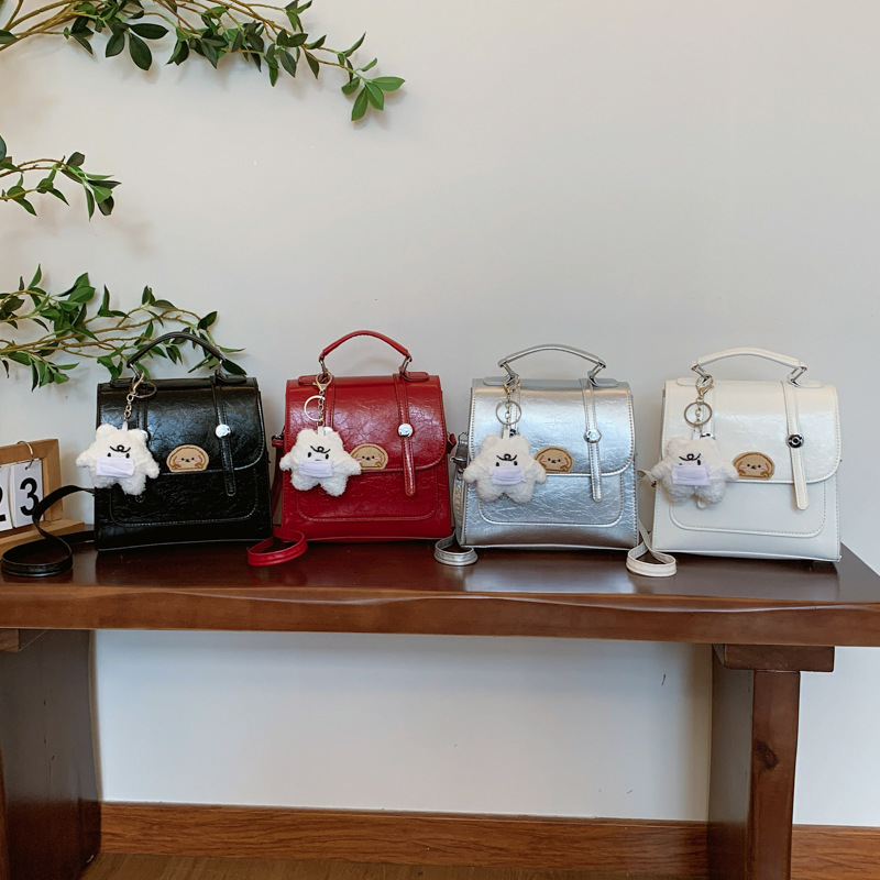The new red versatile small bag for women's backpacks in the autumn of 2024 features a unique design that is stylish and fashionable for commuting Application Scenario