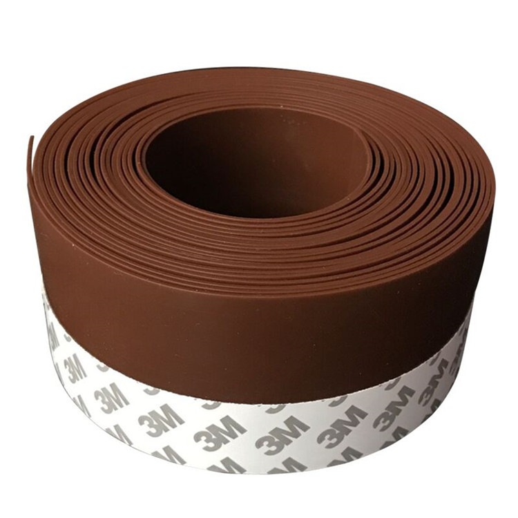 Silicone rubber door and window sealing strips, glass door gap windproof and dustproof self-adhesive rubber strips, multi-functional door bottom strips manufacturer wholesale Item Picture