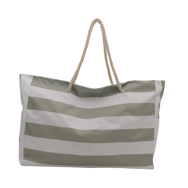 The 2024 autumn new style Japanese casual retro striped single-shoulder bag is fashionable, simple and has a large capacity underarm tote bag for women Item Picture