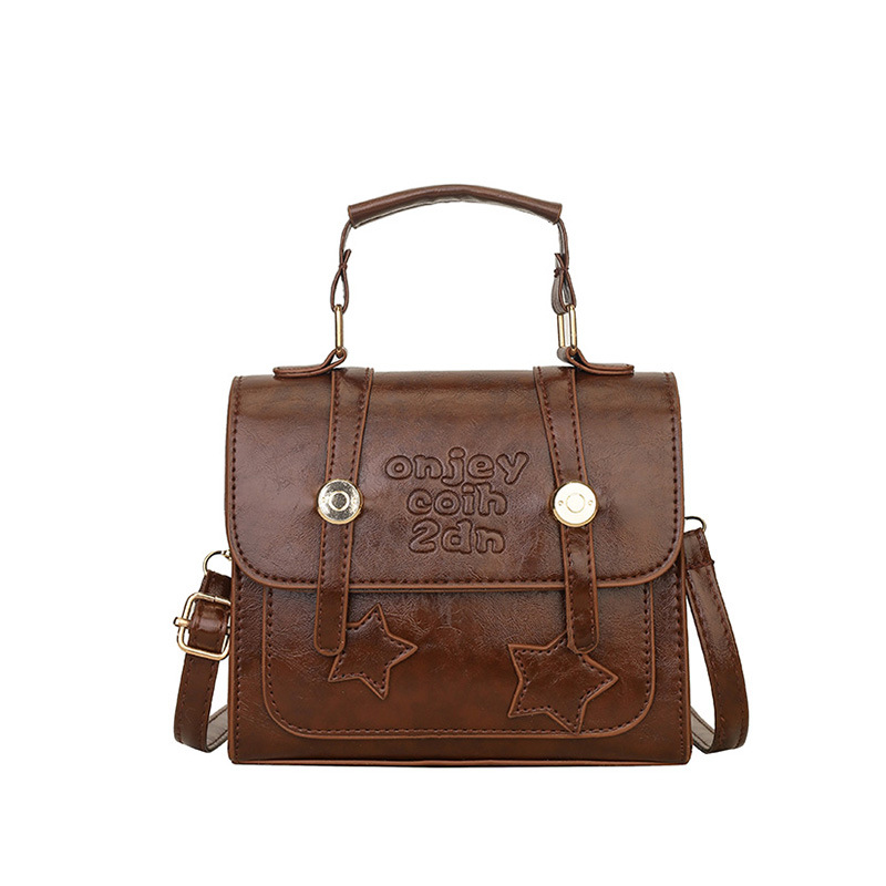 Spring retro crossbody small bag for women, 2025 new trendy single-shoulder bag, high-end Korean fashion hand-held small square bag Item Picture