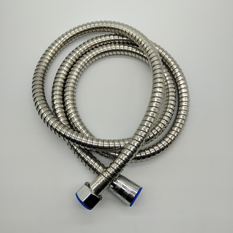 Stainless steel shower head hose, explosion-proof rain shower head, water pipe, electroplated metal hose, 1.5 meters, 2/3 meters details Picture