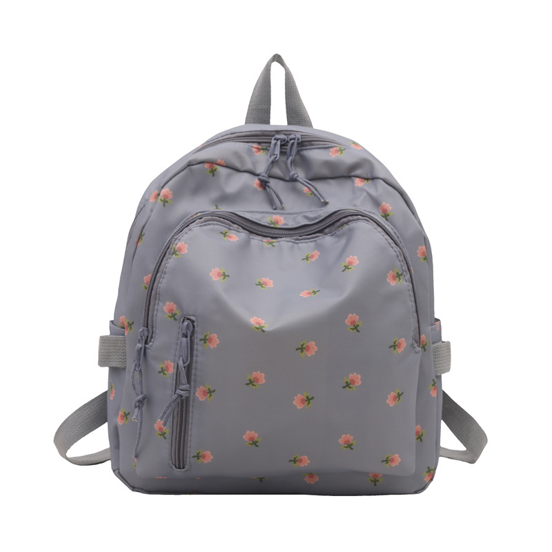 2025 Forest-style InS-style patchwork backpack, a fresh and cute girl's versatile small bag, a simple crossbody bag for shopping and commuting Item Picture