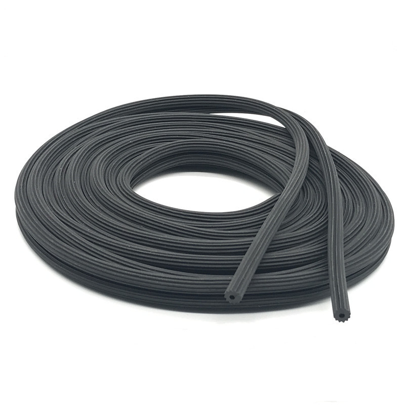 Window screen sealing strips, aluminum alloy plastic steel window screen mesh, rubber strips, embedded strips, clamping strips, fixed window screens, household hollow rubber strips Item Picture
