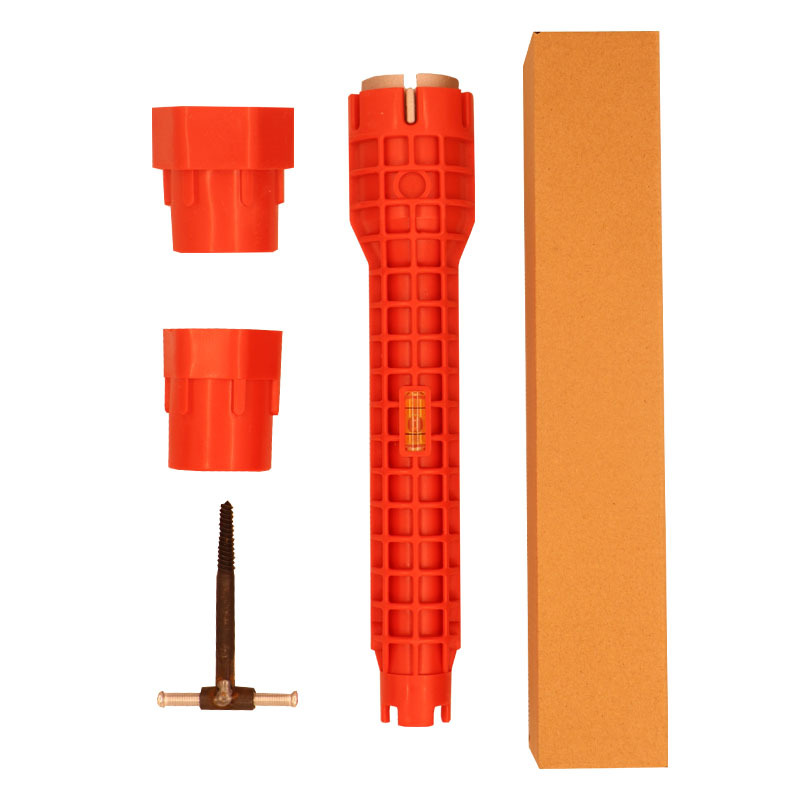 Sink and bathroom wrench, plumbing installation tool, household water pipe, faucet, Angle valve, sink repair, disassembly and wrench full figure