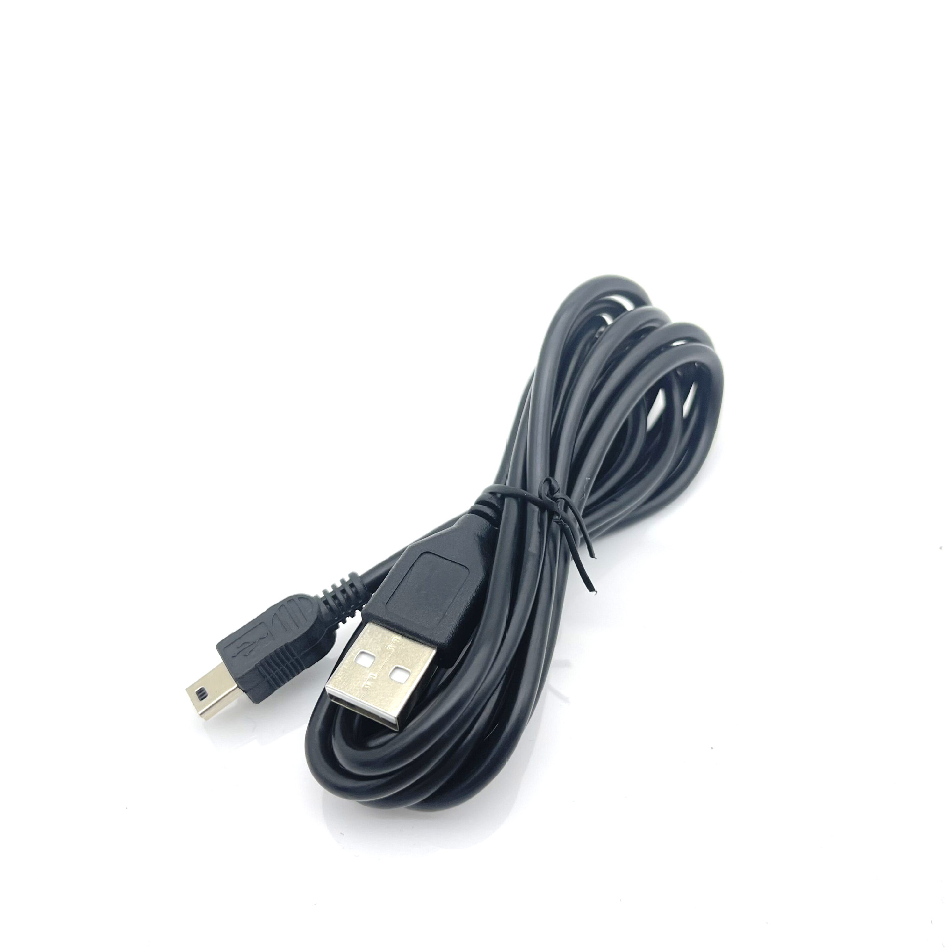 Wholesale 1-meter pure copper mini usb data cable, radio for the elderly, dashcam, T-port V3 charging cable, 2 meters Item Picture