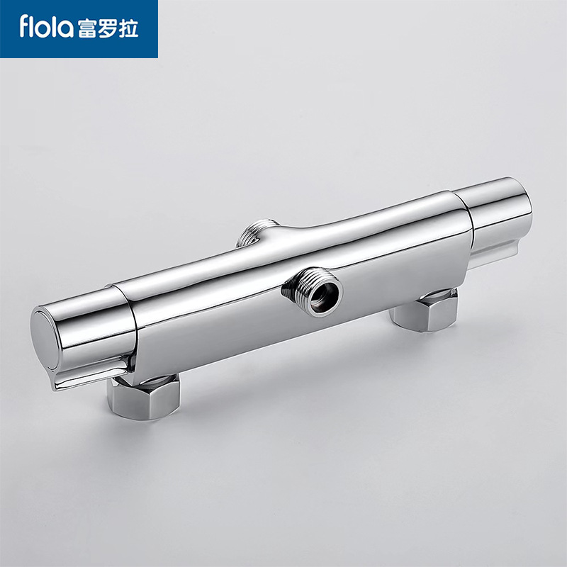 Foreign trade constant temperature mixing valve, all-copper constant temperature shower faucet, electric water heater, solar constant temperature valve, mixing valve Specification drawing