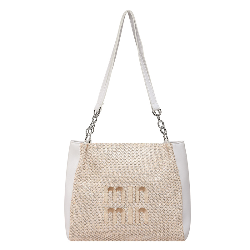 A fashionable and trendy single-shoulder bag for women in spring 2025, a simple tote bag with a sense of high-end commuting crossbody for women Item Picture