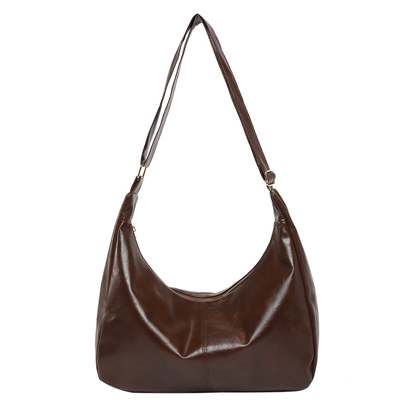 Large-capacity single-shoulder tote bag for women 2025 New style, trendy Korean style, fashionable and stylish casual commuting tote bag Item Picture