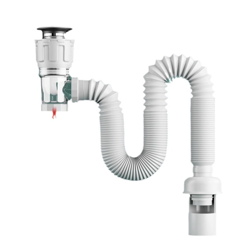 Wholesale of complete sets of anti-odor washbasins, drain basins, washbasins, face washing and drainage pipes, bathroom ceramic horizontal and vertical row accessories Item Picture
