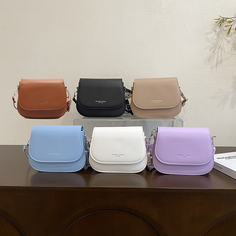 This is a high-end and niche crossbody bag for winter in 2024, a trendy single-shoulder saddle bag for women's daily commuting Application Scenario