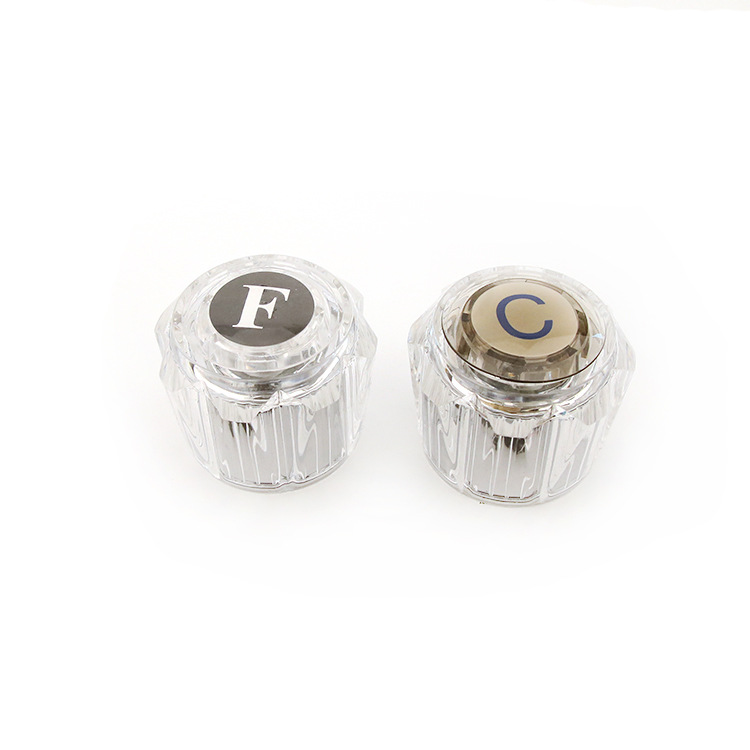 Plastic transparent handwheel for faucet, benzene-permeable plastic handle, acrylic handwheel for bathroom faucet, colored handwheel details Picture