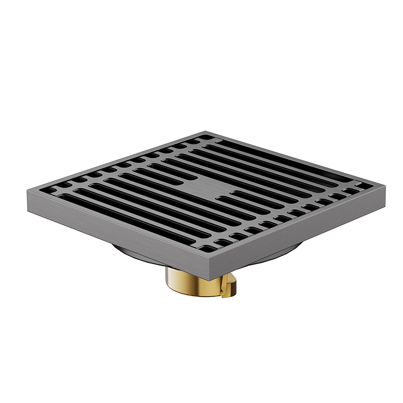 All-copper floor drain, universal large-capacity submersible bathroom shower room floor drain, anti-odor modification pipe for boats, pure copper floor drain Item Picture
