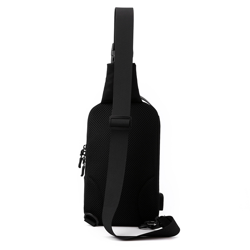 WEPOWER Men's casual business chest bag, Oxford fabric single-shoulder crossbody bag, Youth backpack, large capacity sports bag Application Scenario