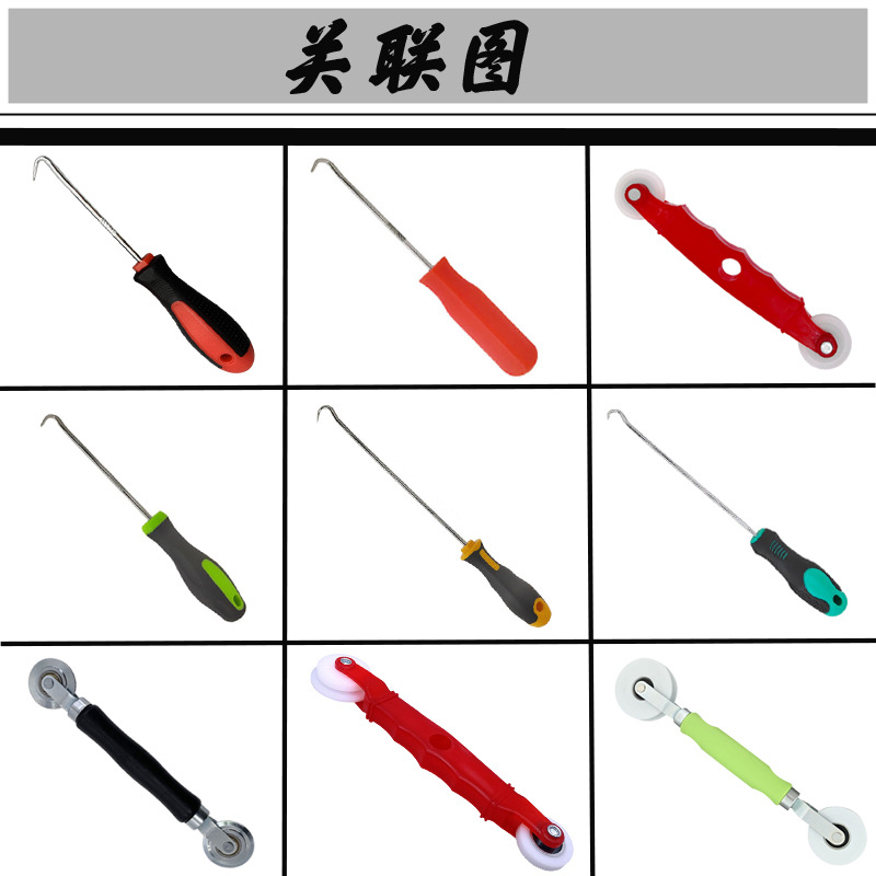 LED line adhesive handle light strip pressure wheel 5-8mm, universal installation auxiliary tool nylon roller light strip pressure wheel Application Scenario