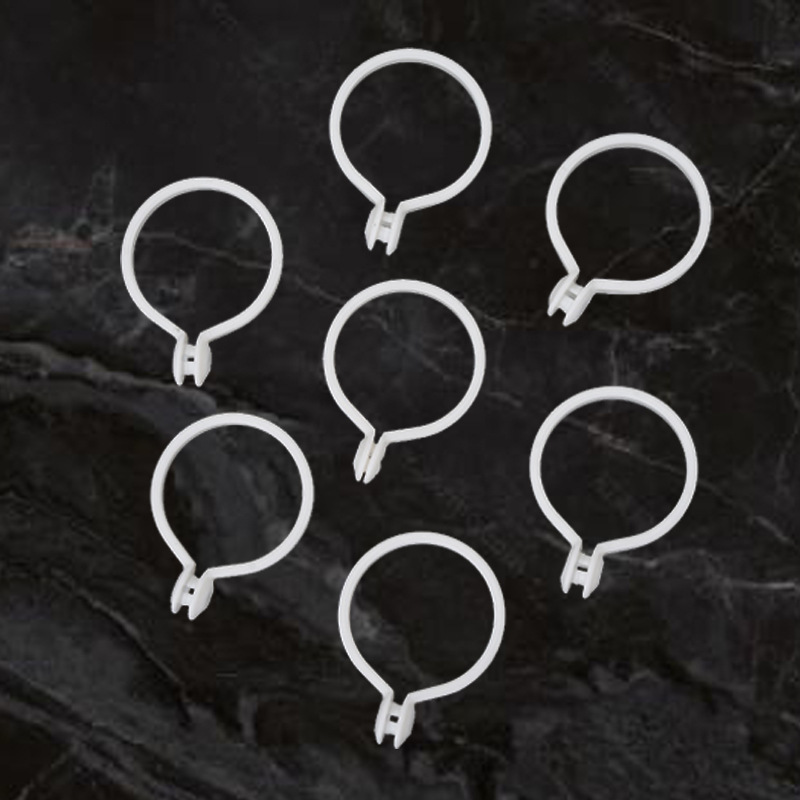 Direct sales from the manufacturer of curtain opening rings, live clasps, lifting rings, pull rings, slip rings, curtain rings, Roman rings, plastic rings, and ring buckle accessories Specification drawing